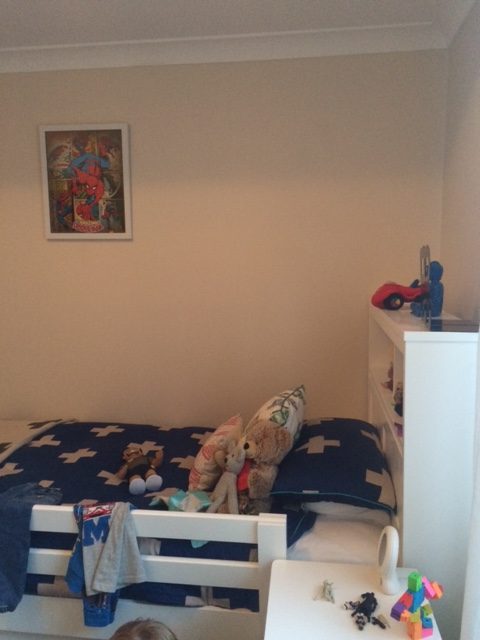 Boys room, before makeover