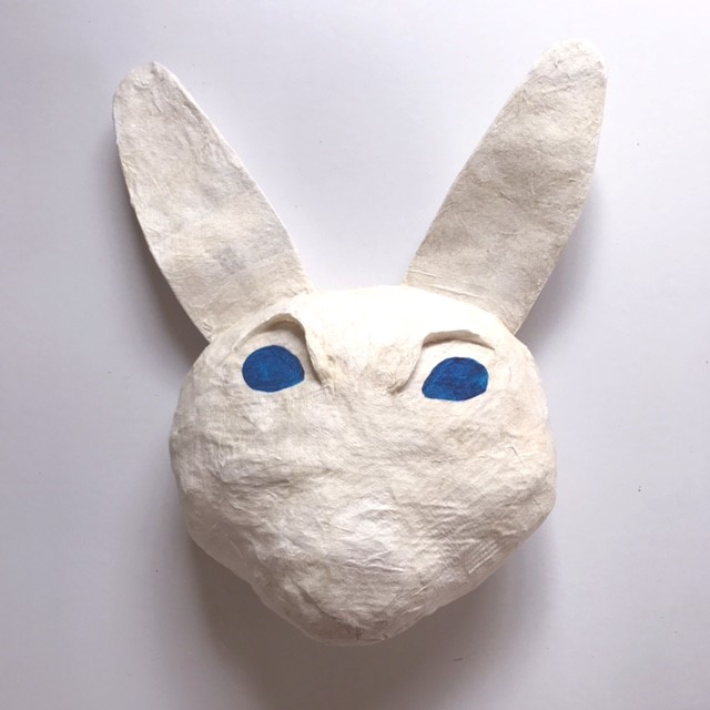 animal head paper mache