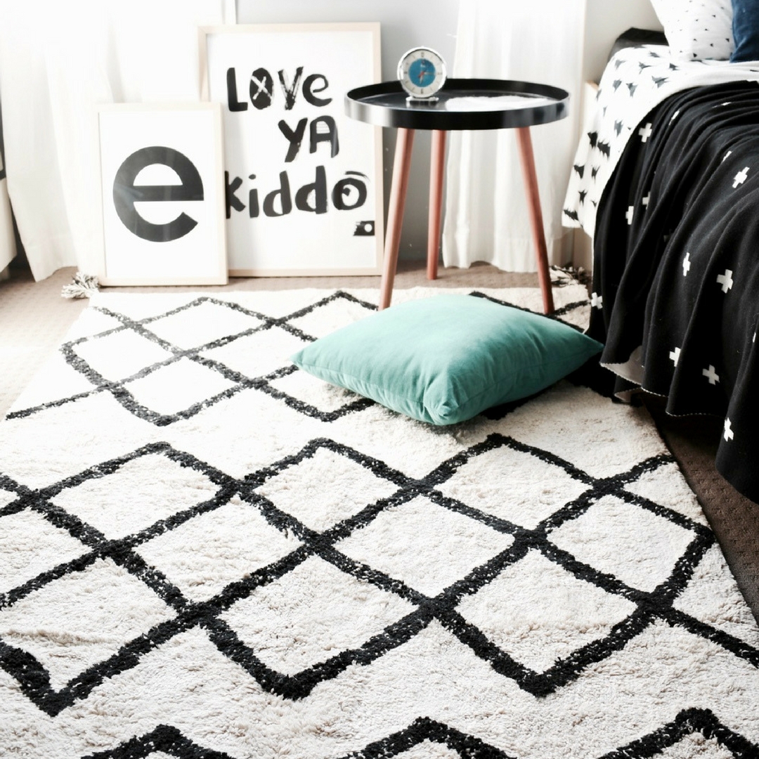 cotton rug, kids rug, Happy As Larry