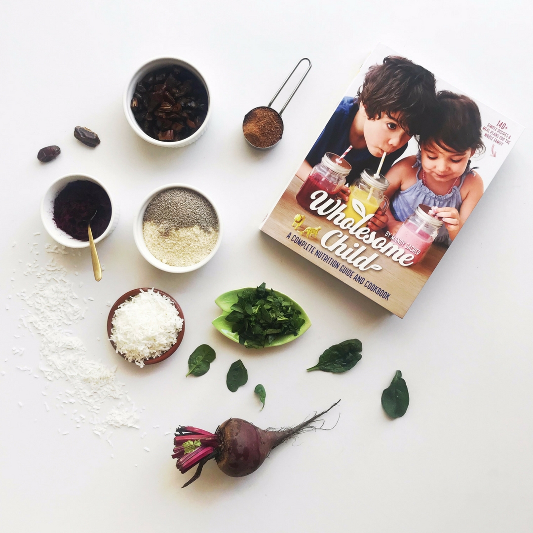 Beetroot Bliss Balls ingredients, Wholesome Child, Image TUBU Kids