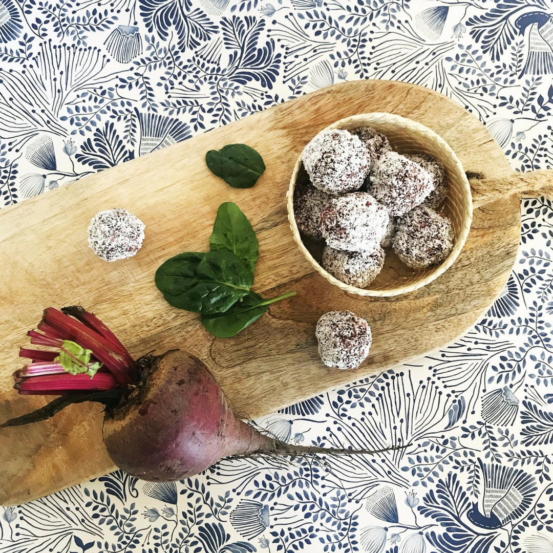 Beetroot Bliss Balls, Wholesome Food by Mandy Sacher, Image by TUBU Kids