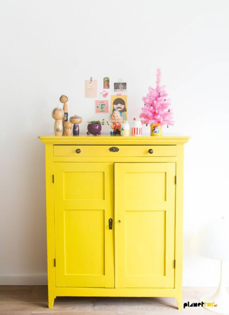 Yellow cupboard