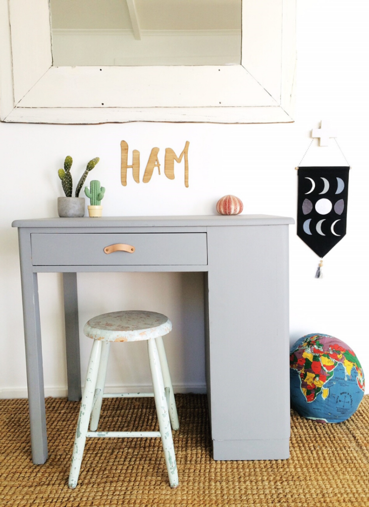 Grey kids desk TUBU Kids