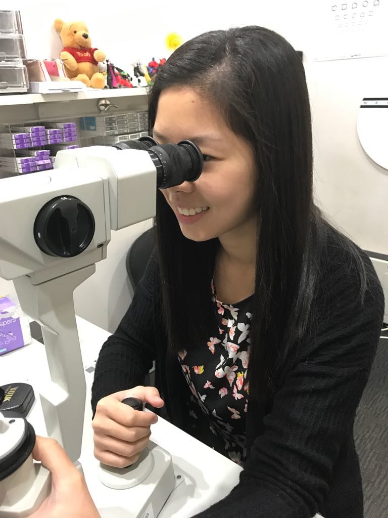 Celine Zhang, Optometrist