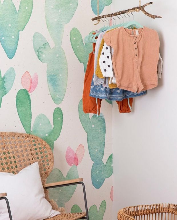 nursery wallpaper, Jessi Eve Stylist