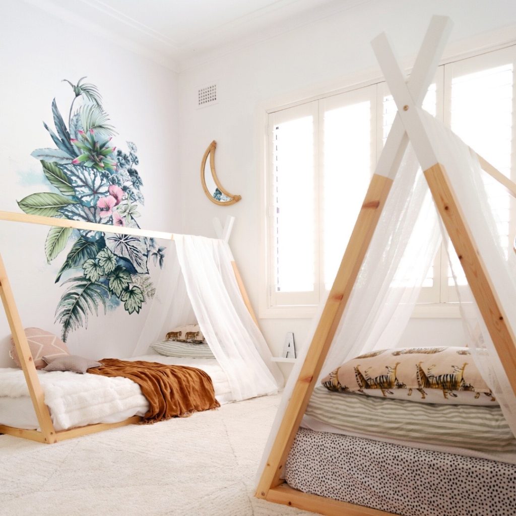 teepee tent beds shared room