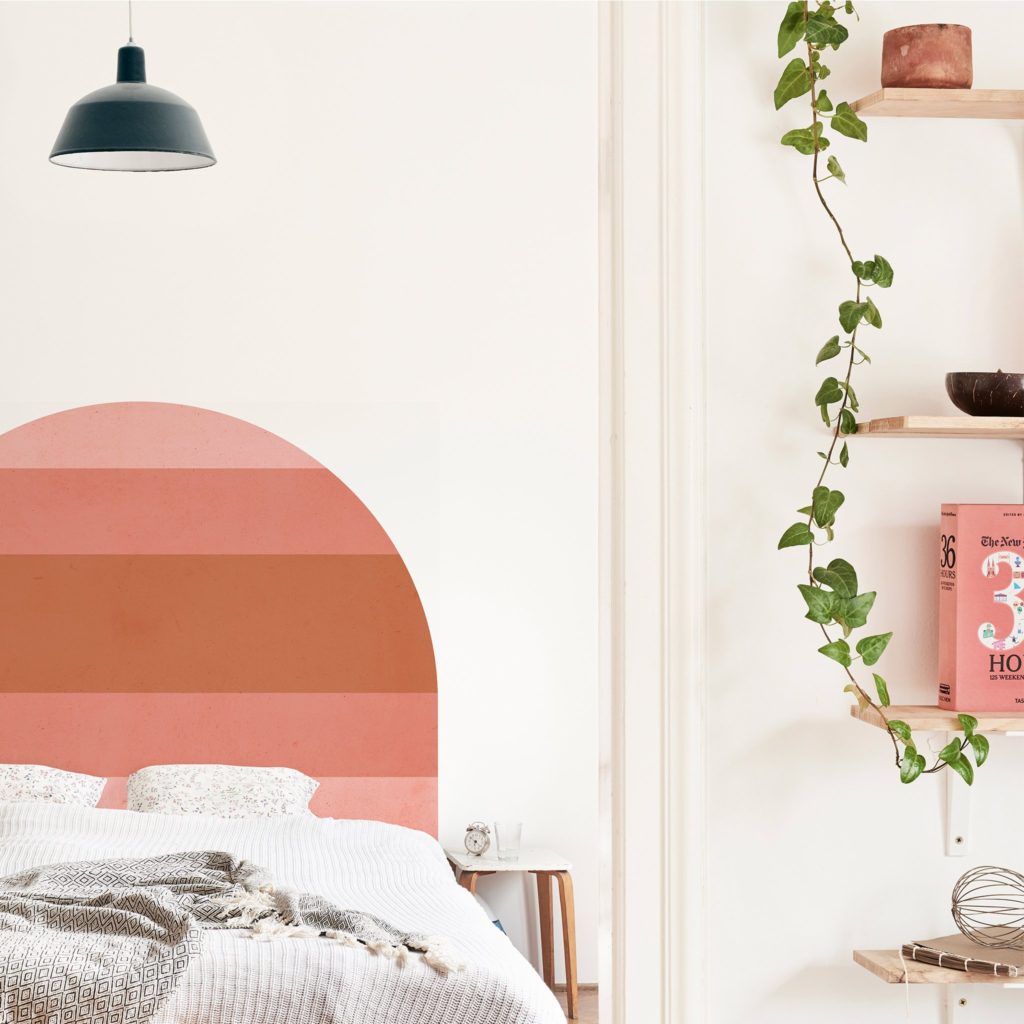 Blush Blocks, reusable wall decor